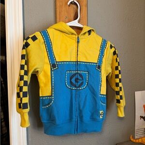 Yellow and Blue Minion Hoodie